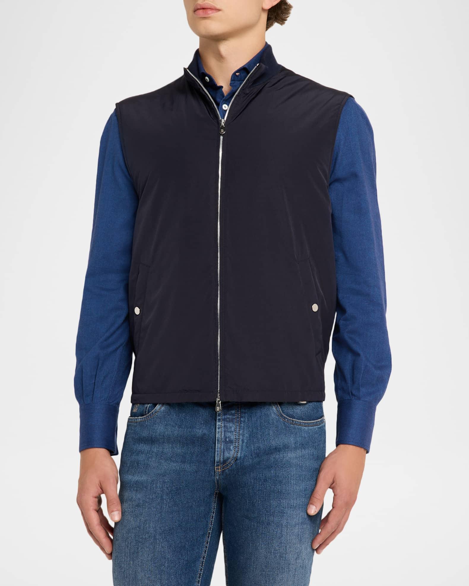 Men's High Summer Capsule Nylon Full-Zip Vest Product Image