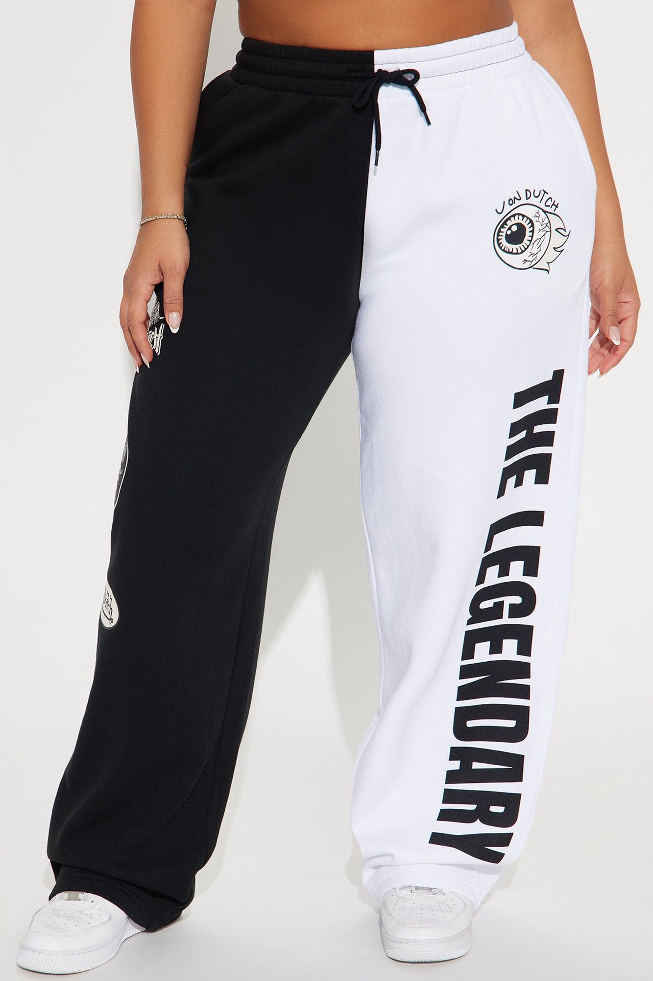 Von Dutch Legendary Wide Leg Pant - Black/combo Product Image