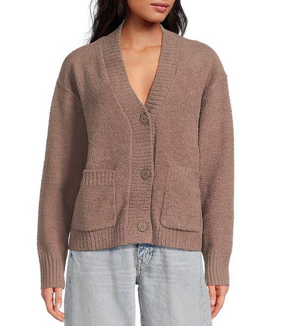 UGG Adalynne Cozy Knit Long Sleeve Button-Front Cardigan Product Image