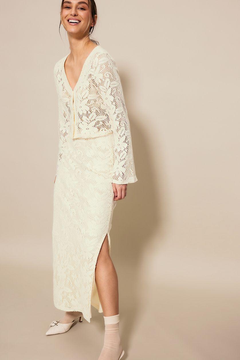 Crochet Maxi Skirt Product Image