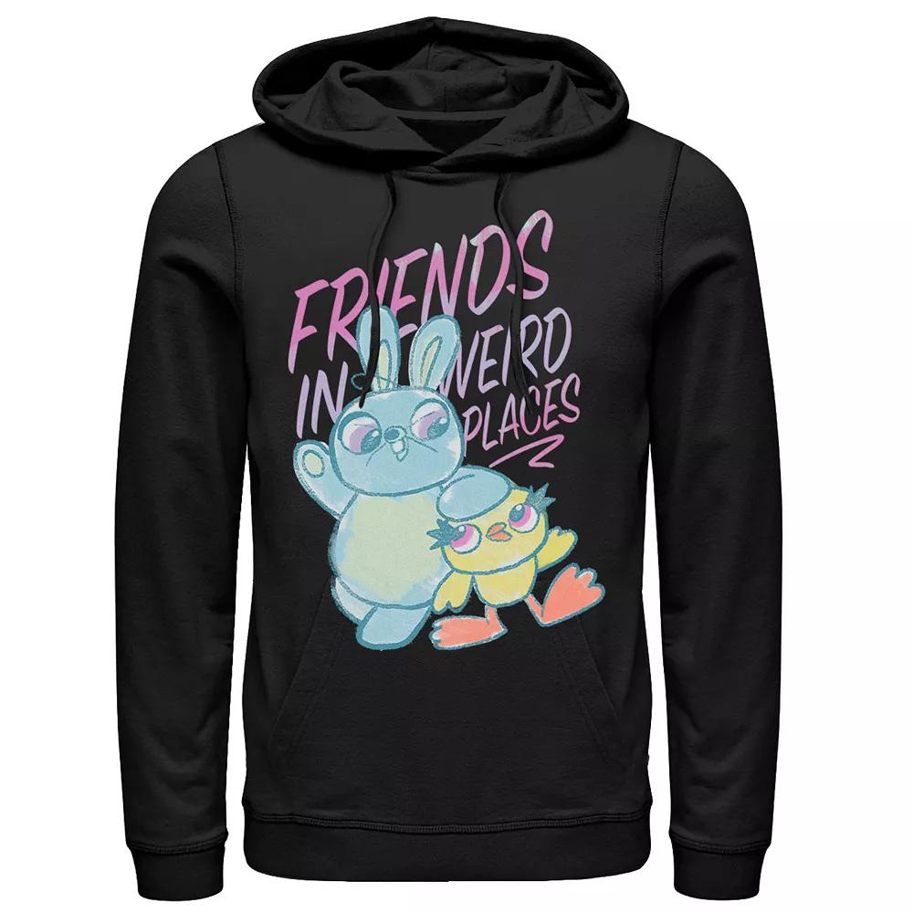 Disney / Pixar's Toy Story 4 Ducky & Bunny Men's Friends Sketch Pullover Hoodie,  Product Image