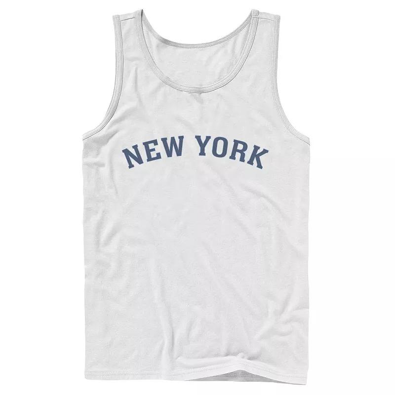 Men's City Of New York Collegiate Typographic Tank Top,  Product Image