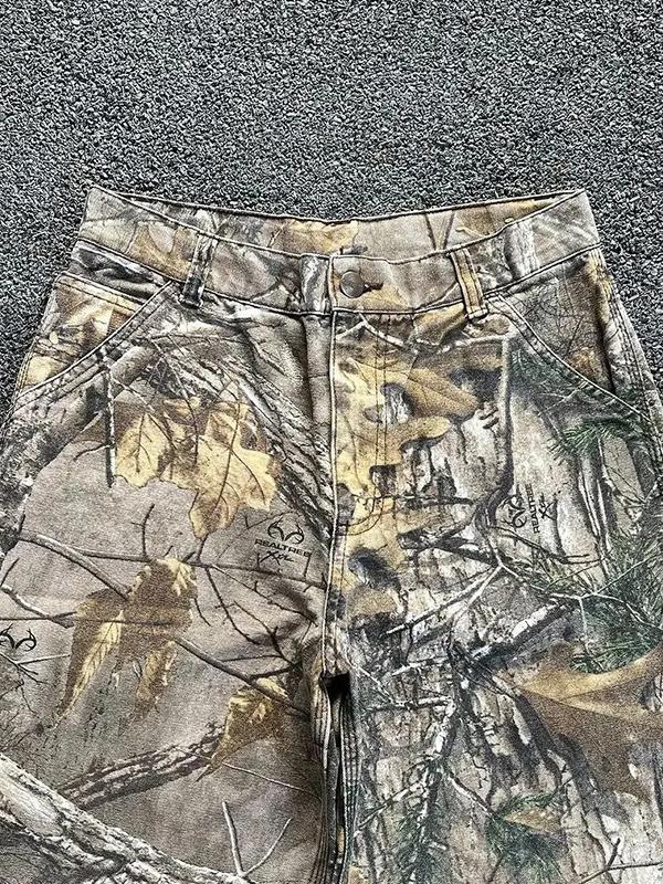 Men's Camouflage Loose Jeans Product Image