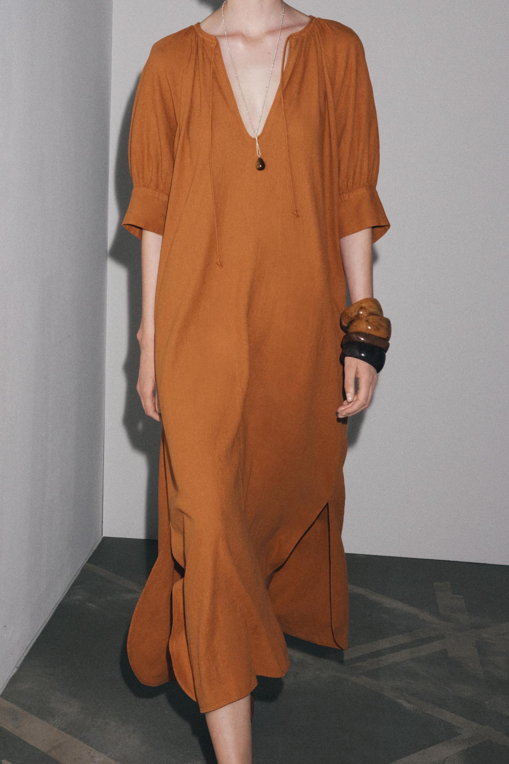 ZW COLLECTION LINEN TUNIC DRESS Product Image