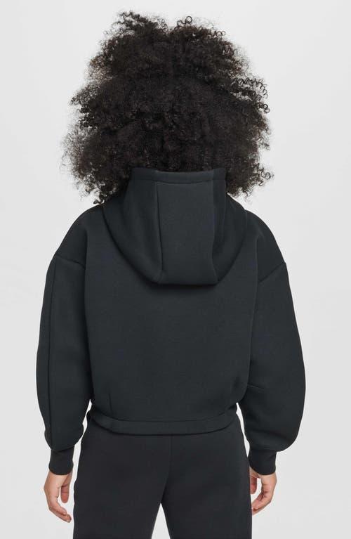 Unisex Nike Sportswear Tech Fleece Girls Oversized Hoodie | HF8188-010 Product Image