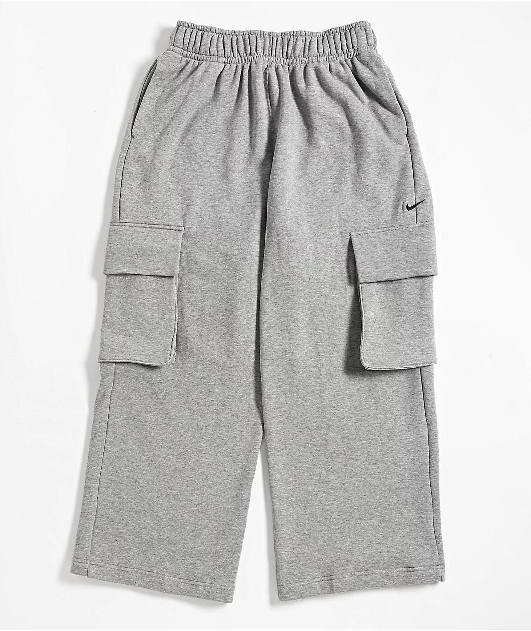 Nike Sportswear Dance Heather Grey Oversized Sweatpants Product Image