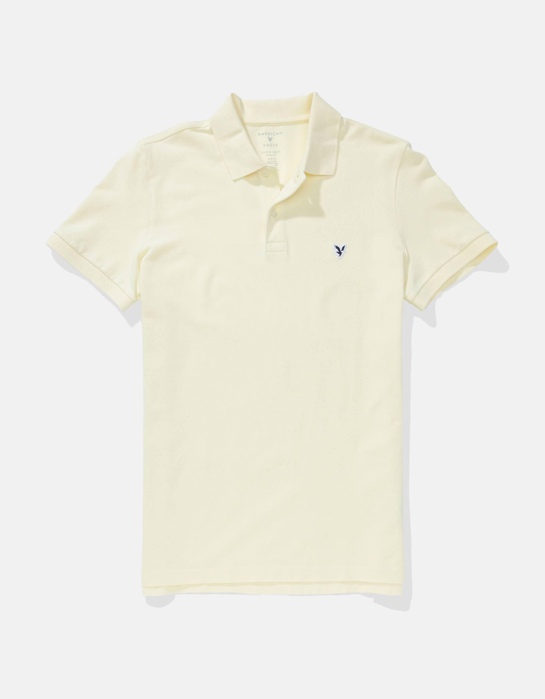 AE Lived-In Slim Fit Pique Polo Shirt Product Image