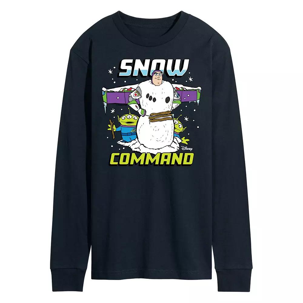 Disney / Pixar's Toy Story Men's Snow Command Long Sleeve Graphic Tee,  Product Image