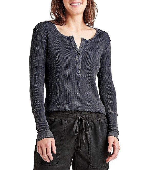 Splendid Thermal Forever Henley Long Sleeve Shirt Product Image