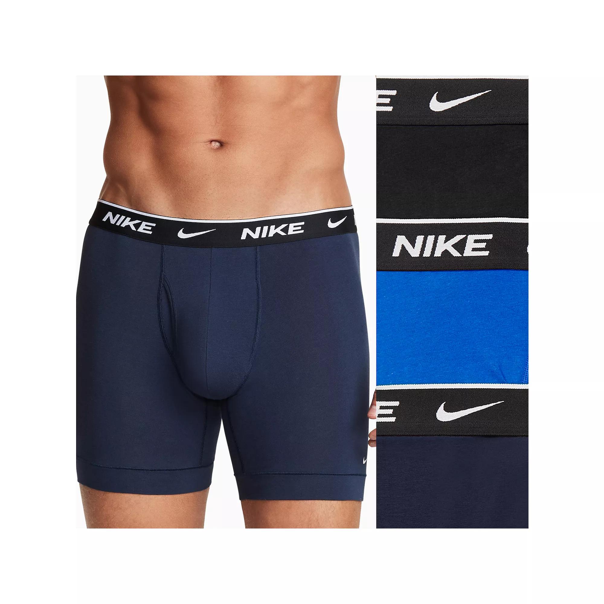 Nike Mens Stretch Cotton Boxer Briefs (3-Pack Product Image