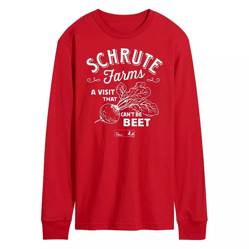 Men's The Office Schrute Farms Long Sleeve Tee,  Product Image