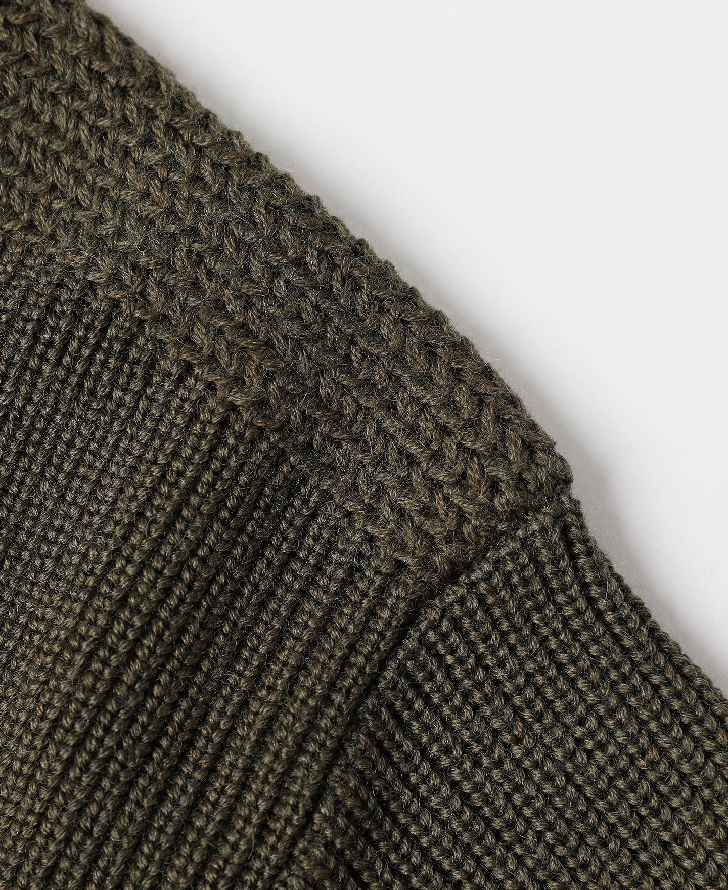 US Army High Neck Wool Sweater - Olive Product Image
