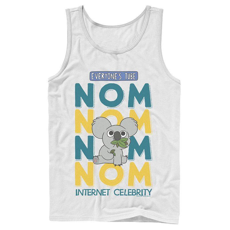 Men's Cartoon Network We Bare Bears Nom Nom Internet Celebrity Tank Top, Size: Large, Black Product Image