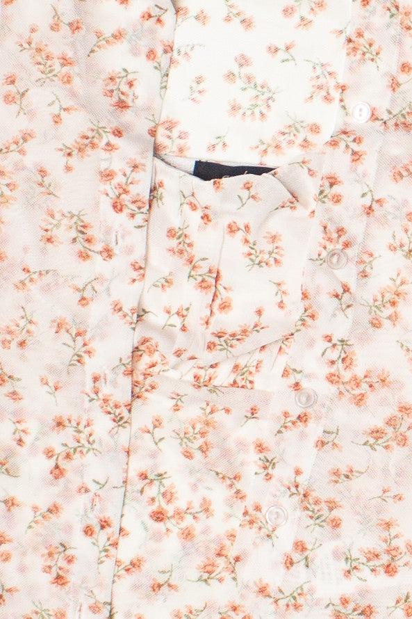 2 Piece Floral Mesh Top Set Product Image