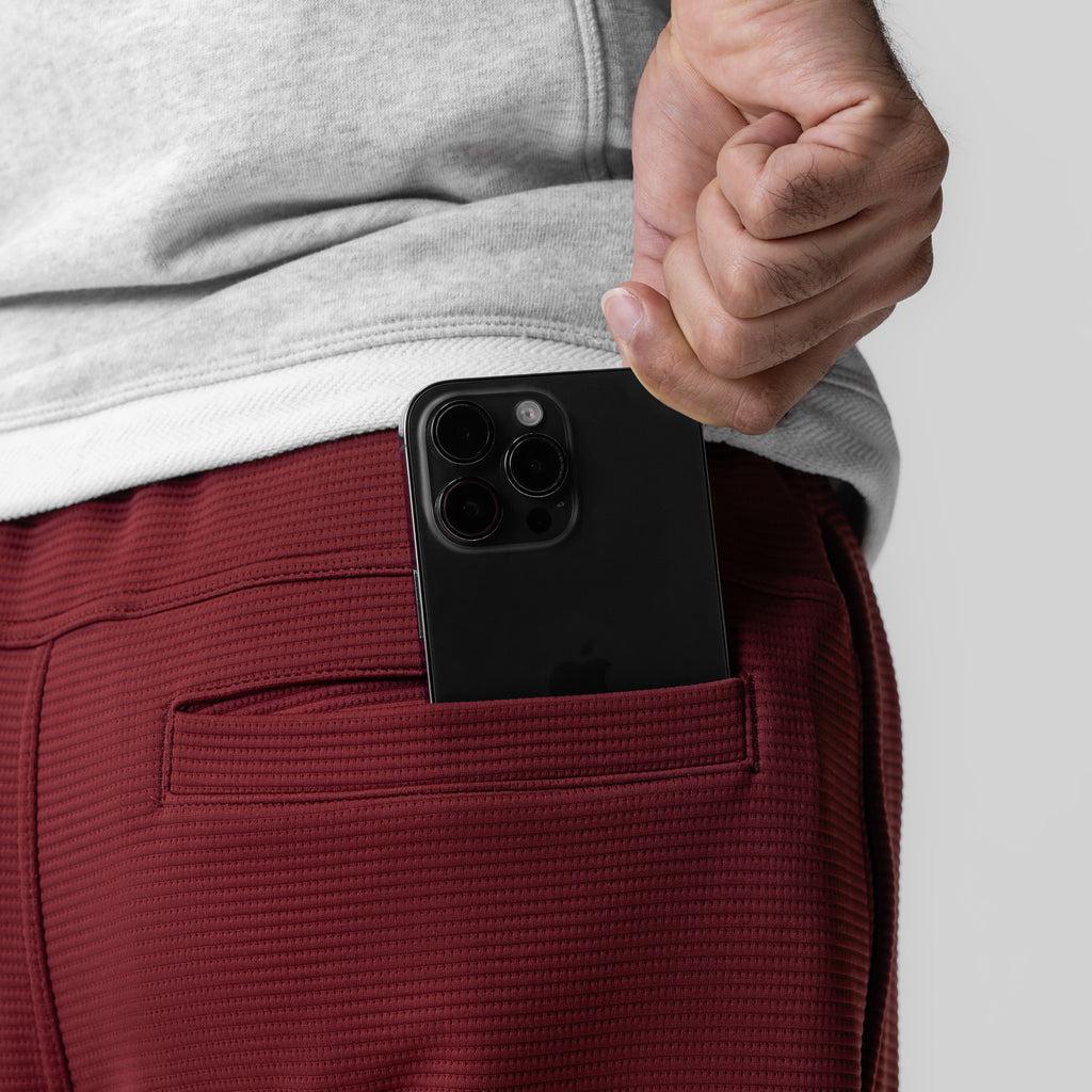 1034. Deltapeak® Straight Leg Sweats - Crimson Product Image