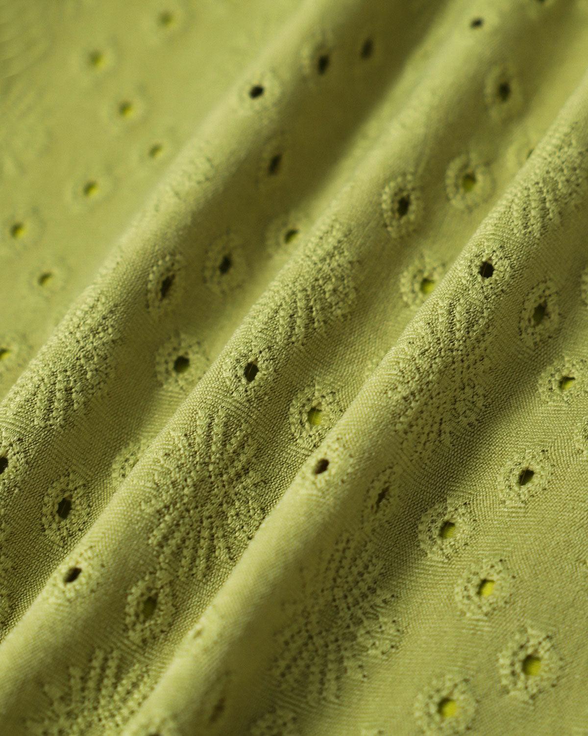 Green Jacquard Bralette One Piece Swimwear Product Image