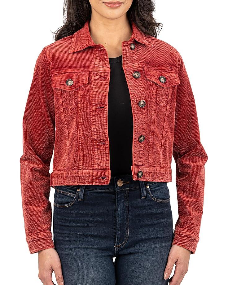 Julia Crop Jacket w/ Drop Shoulder-Regular Waistband Product Image