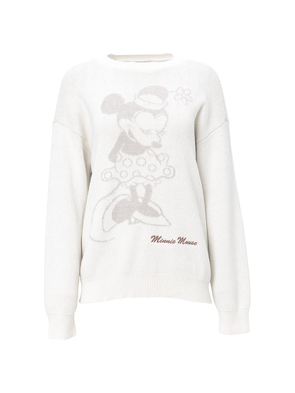 Womens CozyChic Minnie Mouse Sweater Product Image