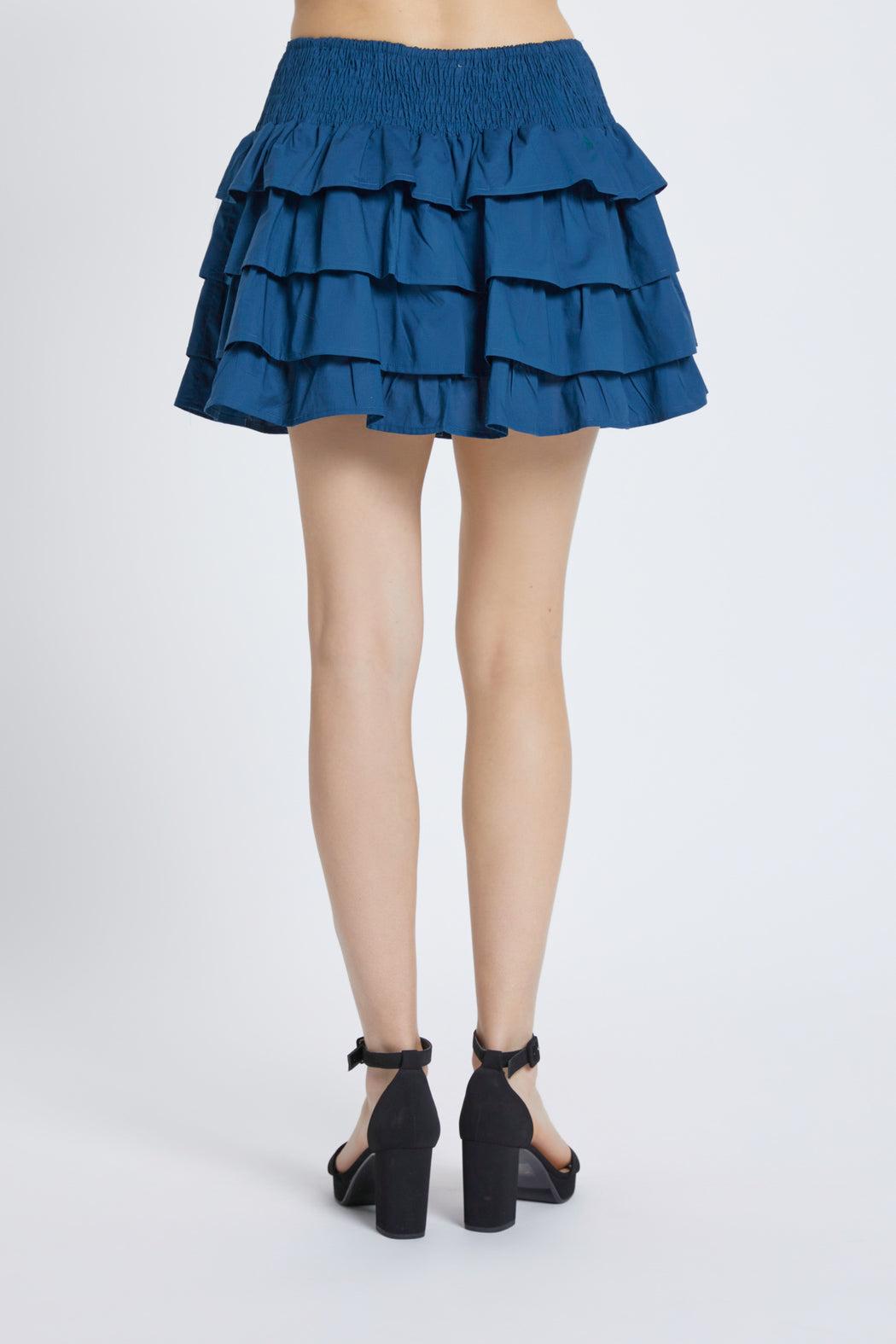 Midnight Blue Chloe Skirt Product Image