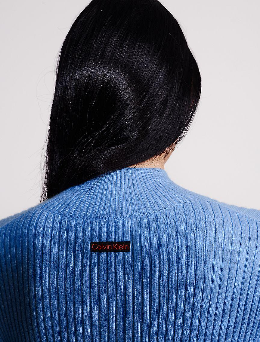 Cropped Cashmere Crewneck Sweater Product Image