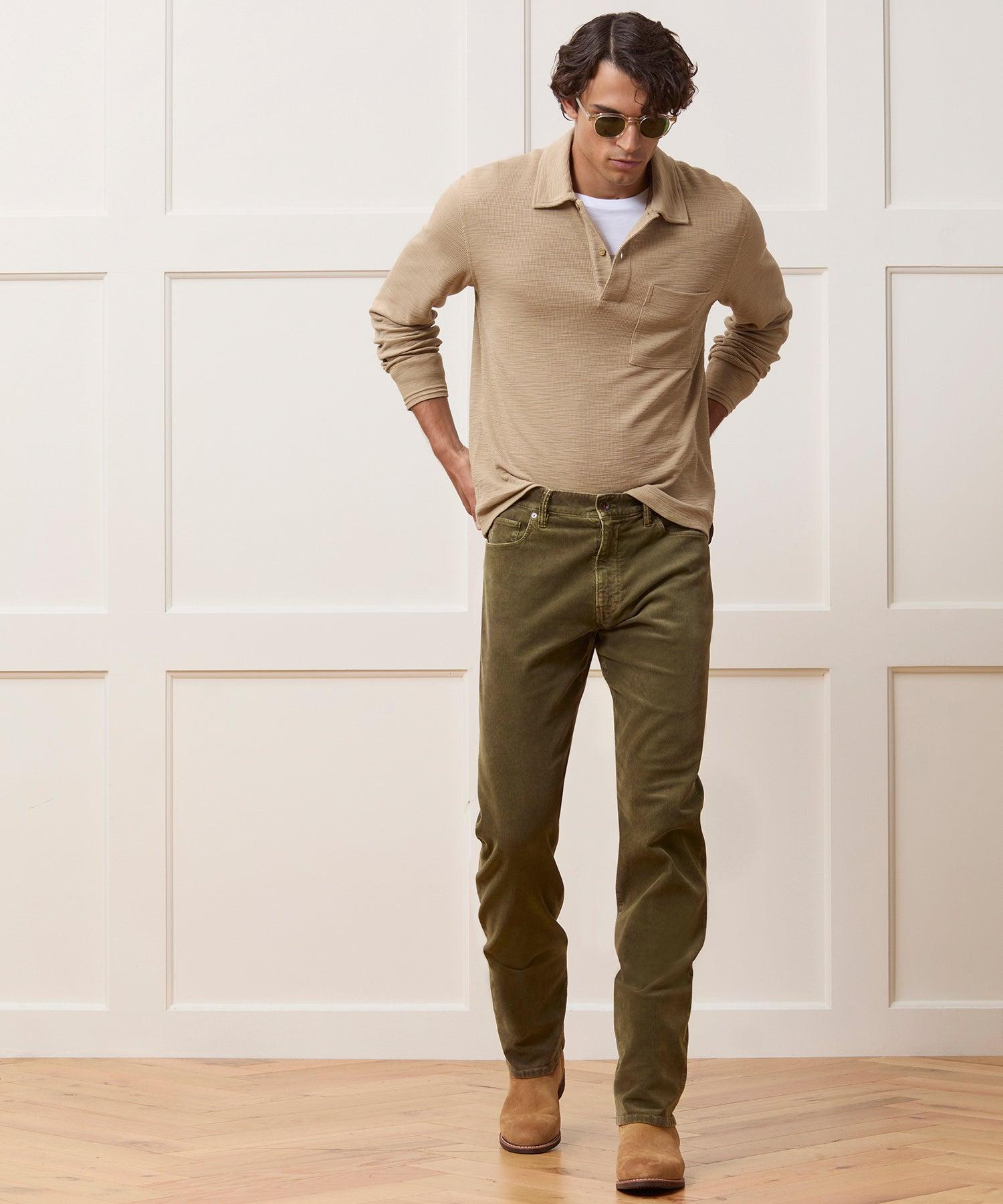 Straight 5-Pocket Corduroy Pant Product Image