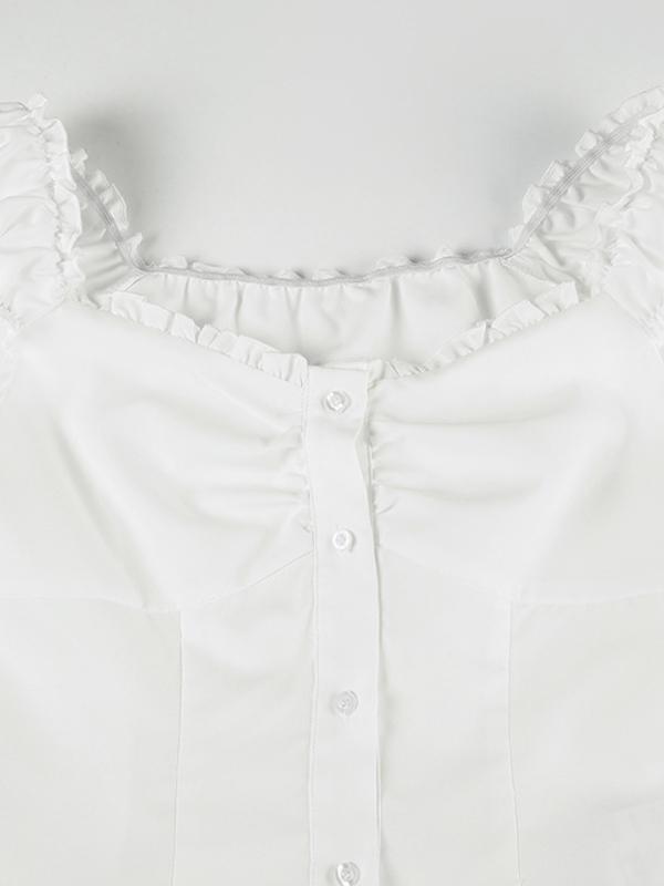 Short Sleeves Shirts Solid Colours Product Image