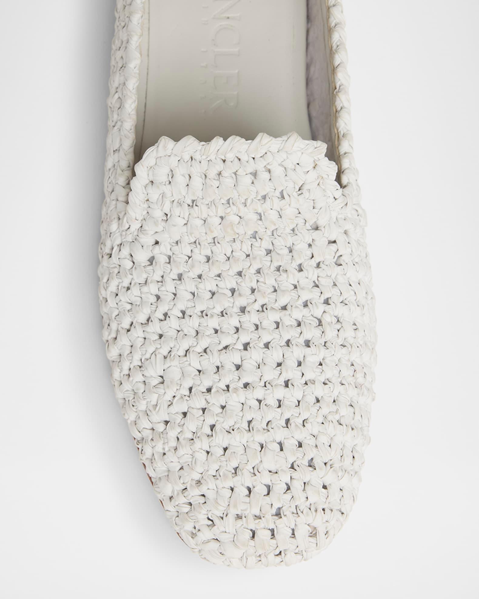 Woven Leather Loafers  Product Image