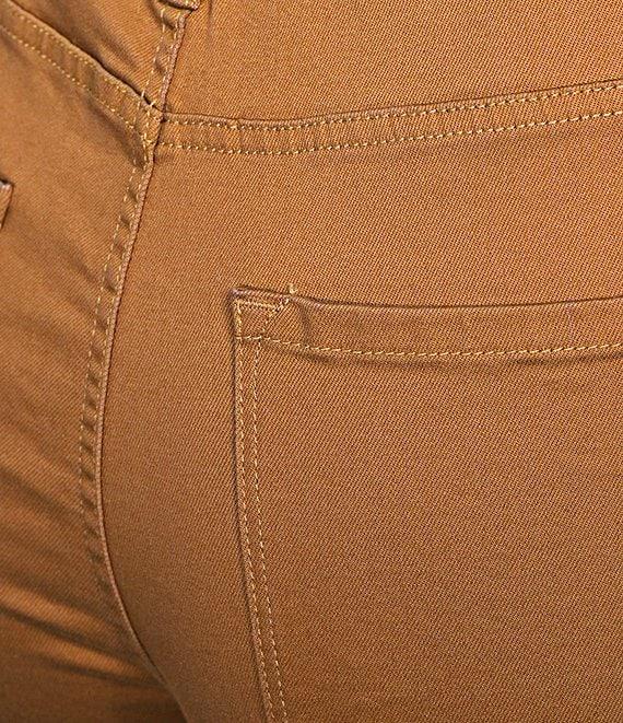 John Mark Plus Size Straight Leg 5-Pocket Fringe Hem Crop Jeans Product Image