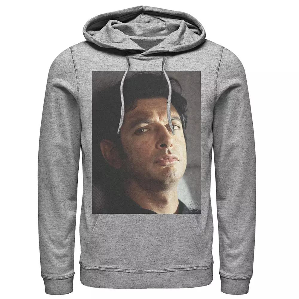 Men's Jurassic Park Jeff Goldblum Stare Graphic Pullover Hoodie,  Product Image
