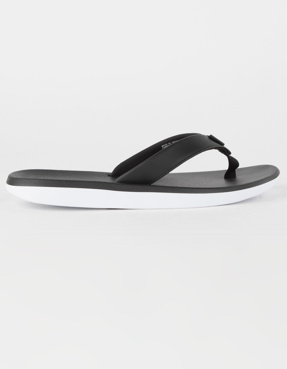 NIKE Bella Kai Womens Flip Flop Sandals - BLK/WHT Product Image