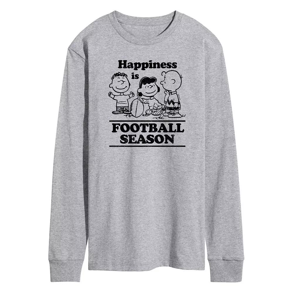 Men's Peanuts Happiness Is Football Season Tee,  Product Image