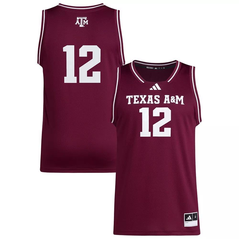 adidas Texas A&M Swingman Jersey Team Maroon XS Mens Product Image