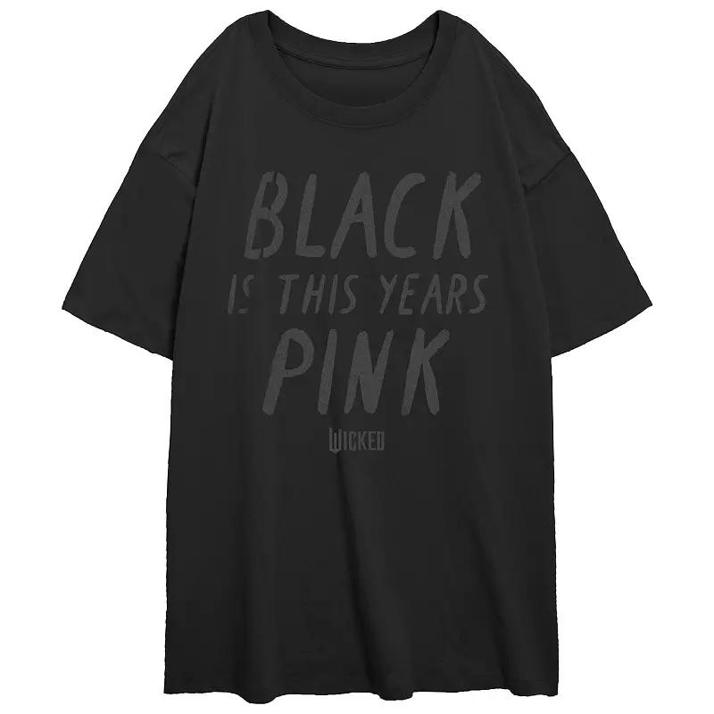 Juniors' Wicked Black Is This Years Pink Over Product Image