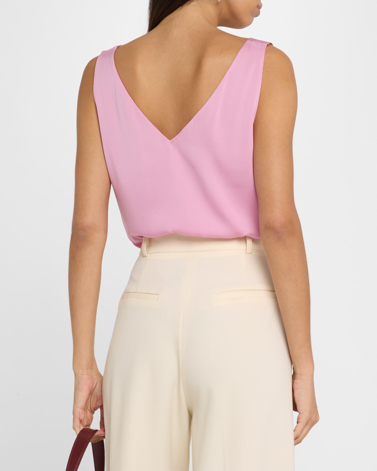 Sailor Sleeveless V-Neck Blouse Product Image