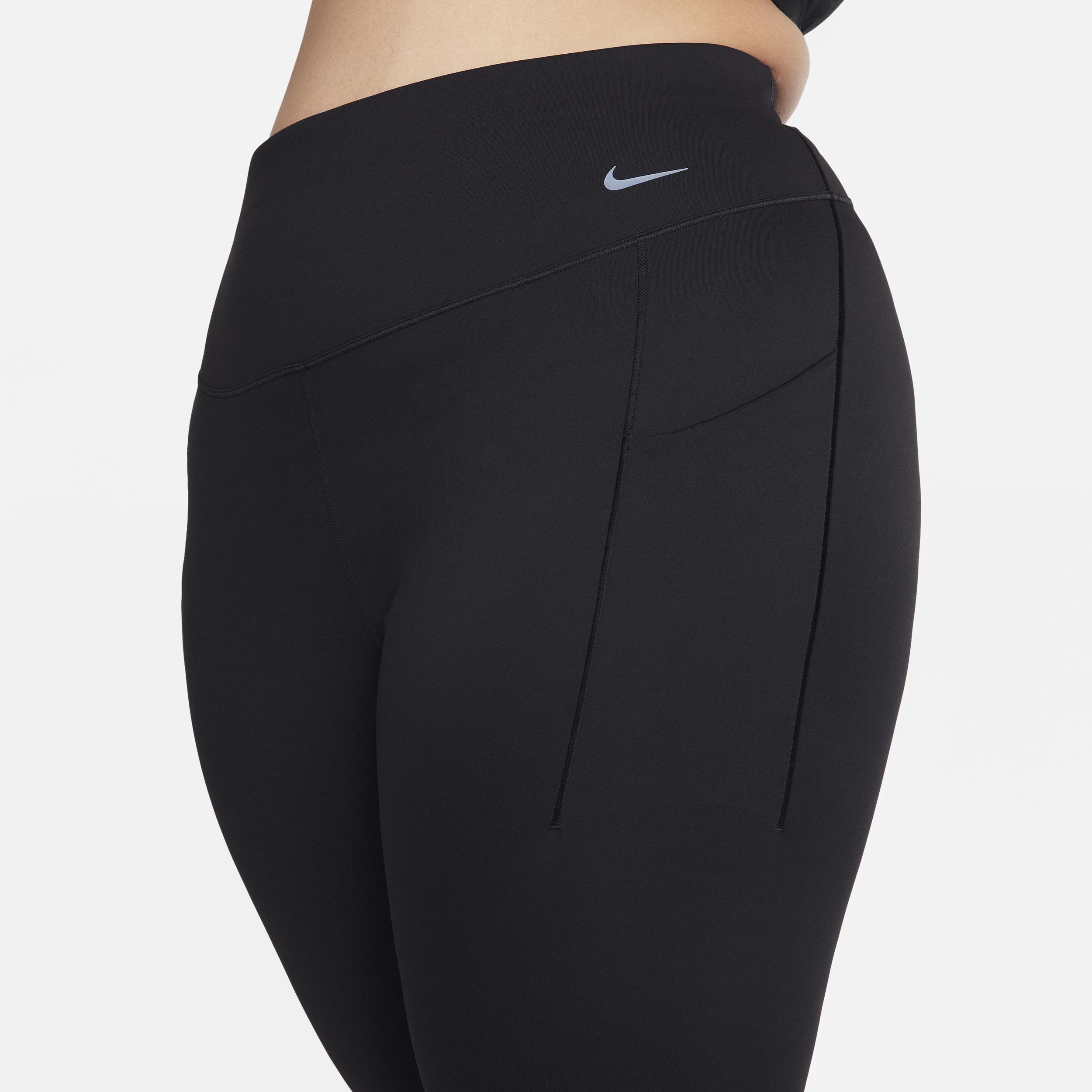 Nike Universa Women's High-Waisted 7/8 Leggings with No Front Seam (Plus Size) Product Image