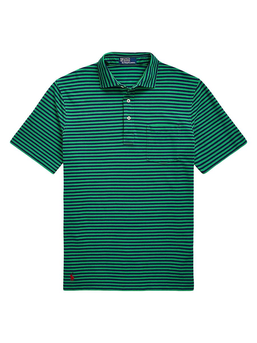 Mens Classic-Fit Featherweight Mesh Polo Product Image