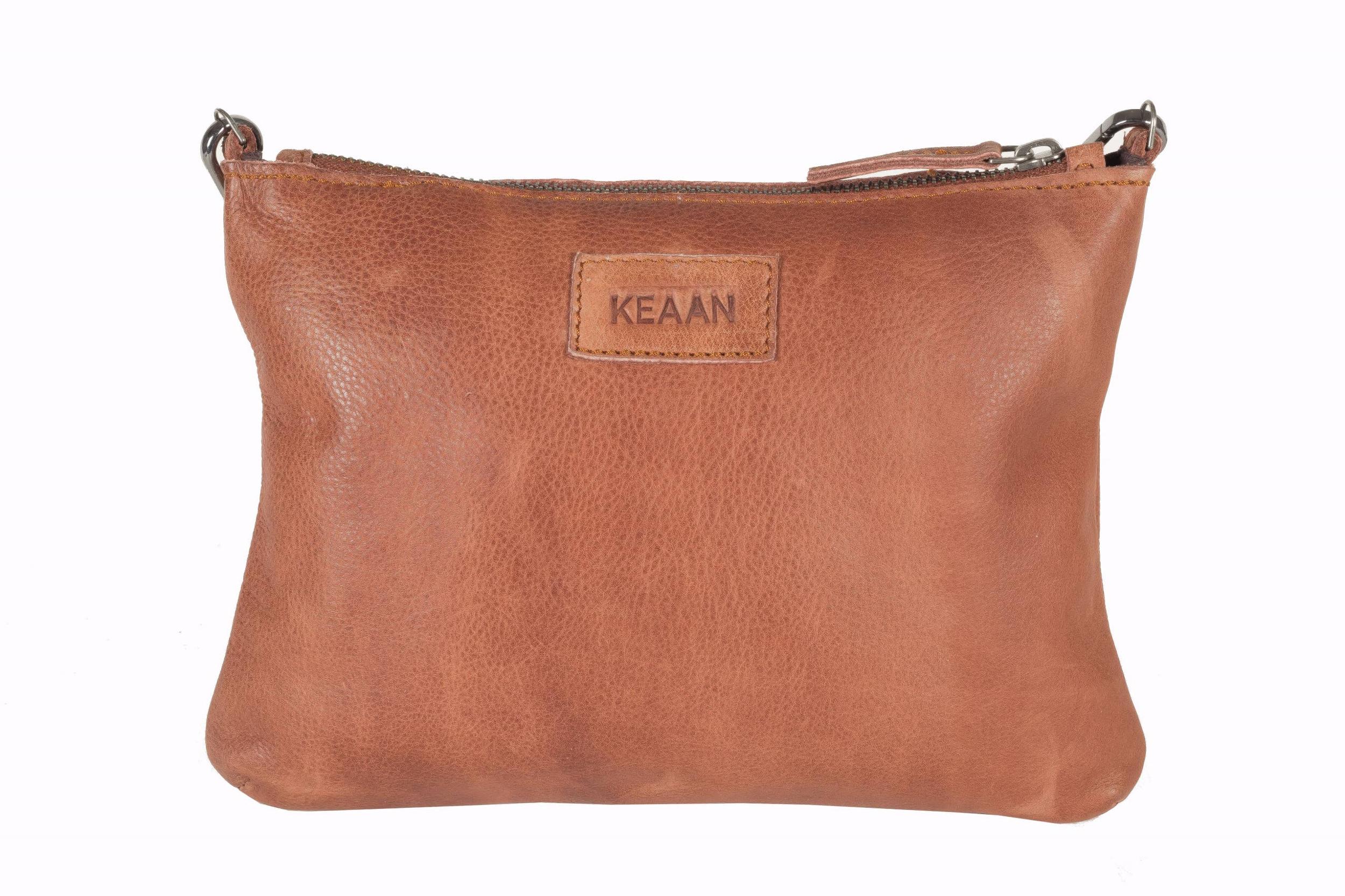 [MIA] SMALL CROSSBODY & CLUTCH | SUPER SOFT NAPPA LEATHER: TAN Product Image