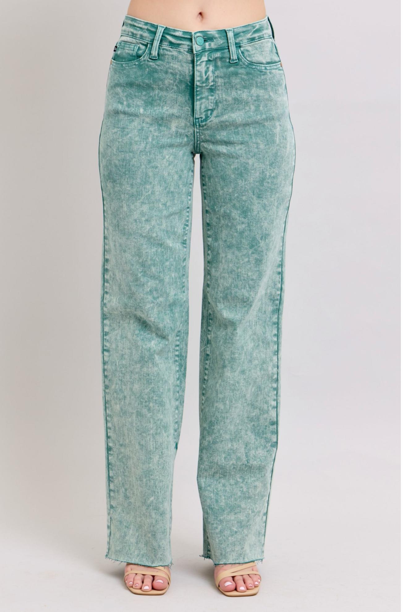 High Waist Raw Hem Dad Jean Product Image