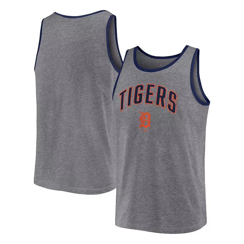 Men's Fanatics Branded Heather Gray Houston Astros Primary Tank Top,  Product Image