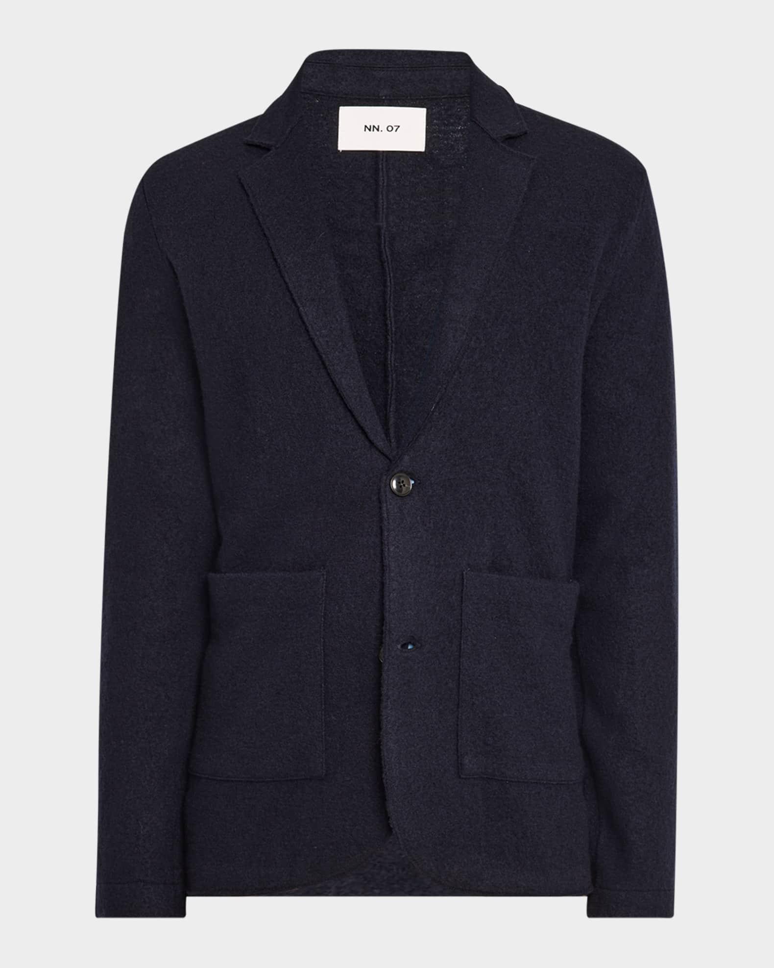 Men's Boiled Wool Blazer Product Image