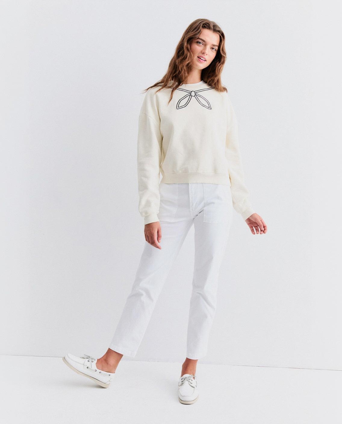 The Sailor Sweatshirt - Cream Female Product Image