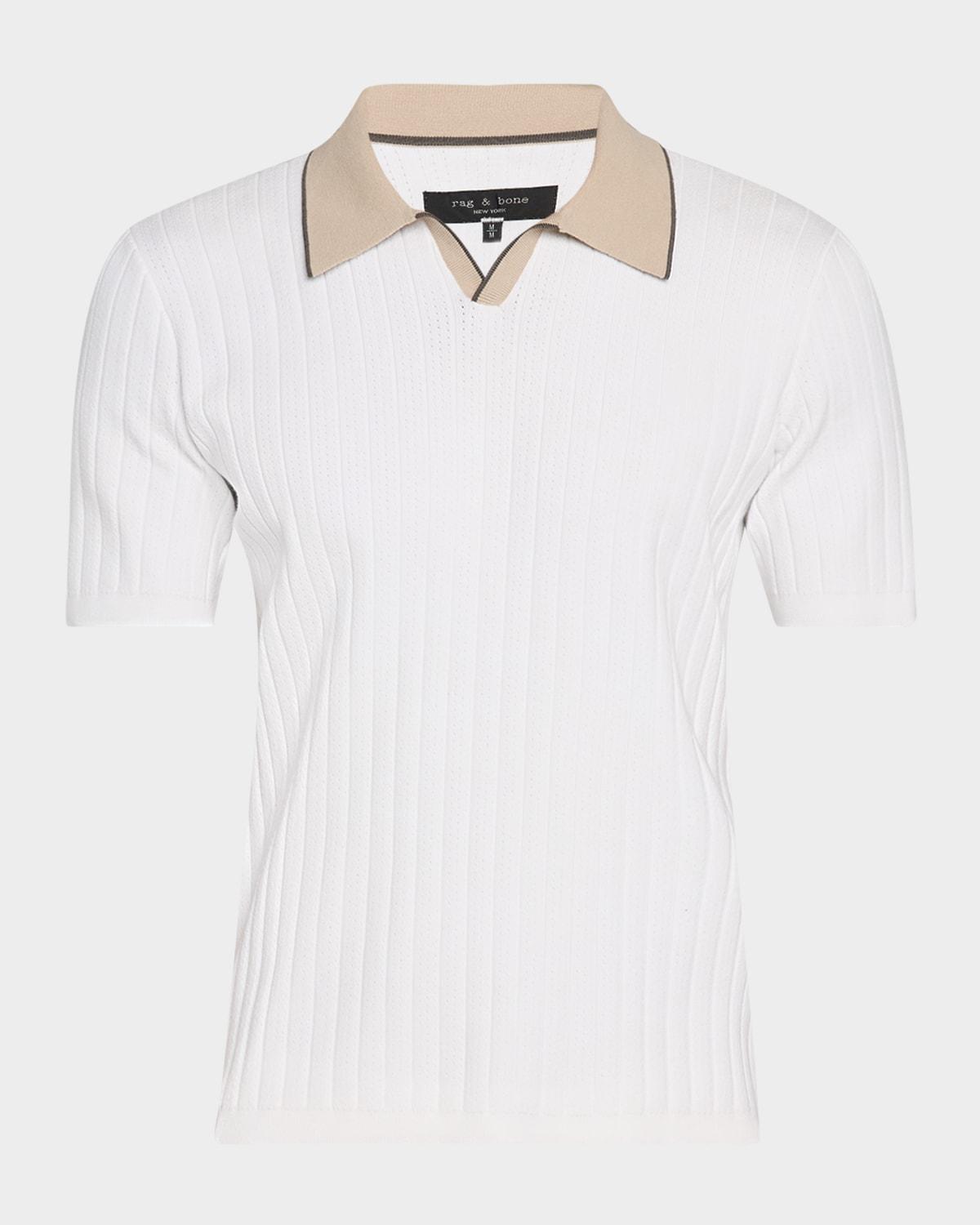 Mens Sanford Johnny Collar Polo Shirt Product Image