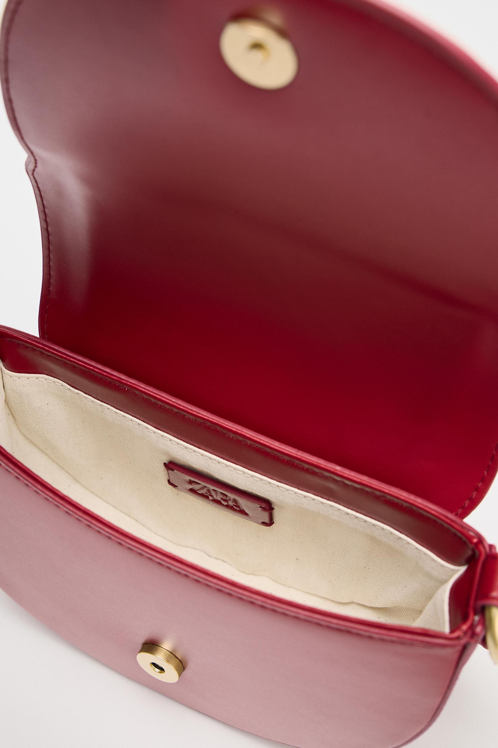 CONTRAST TOPSTITCH CROSSBODY BAG Product Image