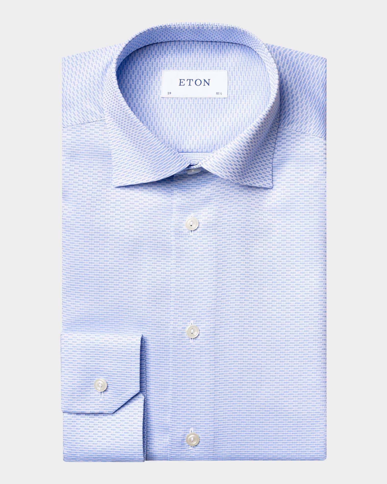 Mens Classic-Fit Textured Solid Button-Front Shirt Product Image