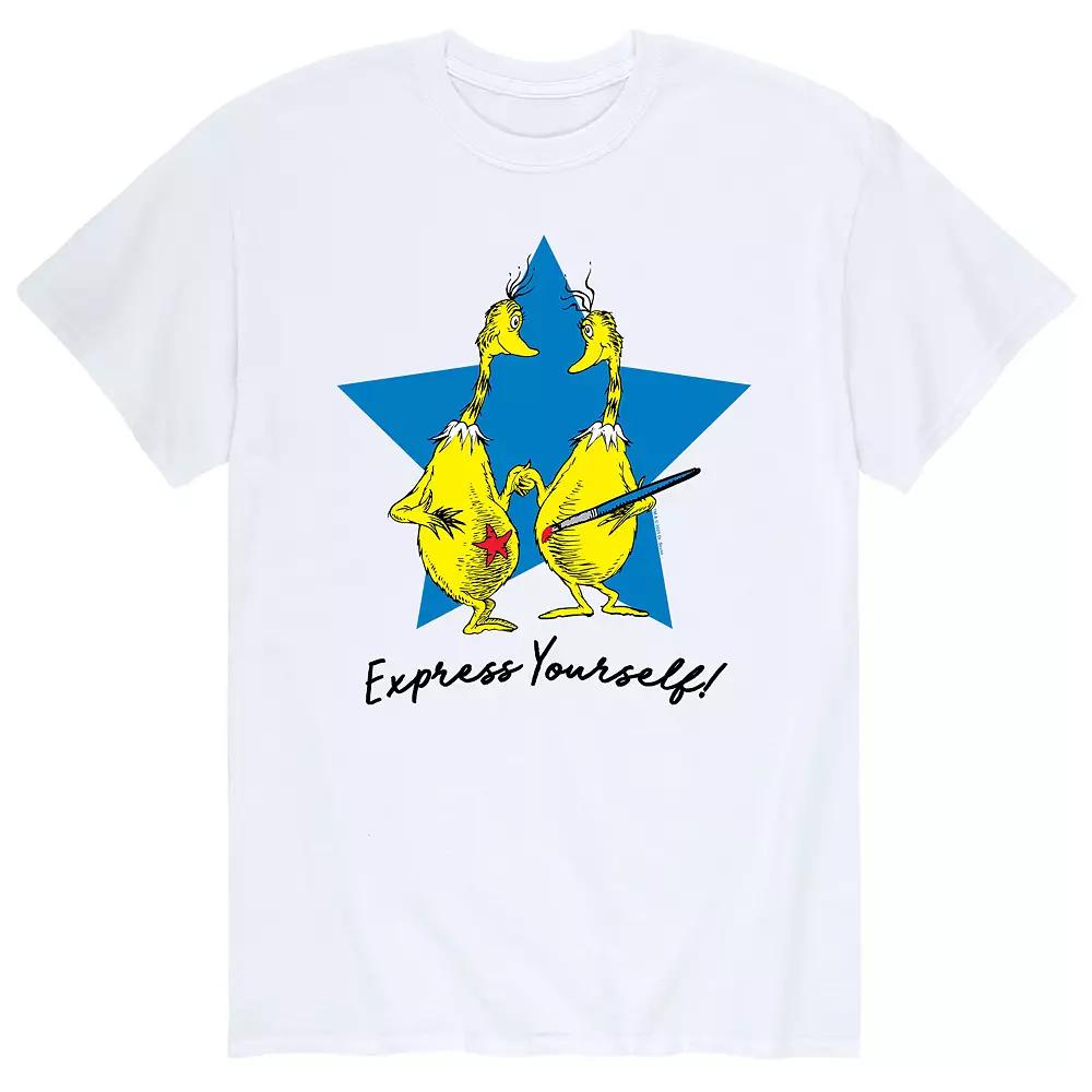 Men's Dr. Seuss Express Yourself Tee,  Product Image