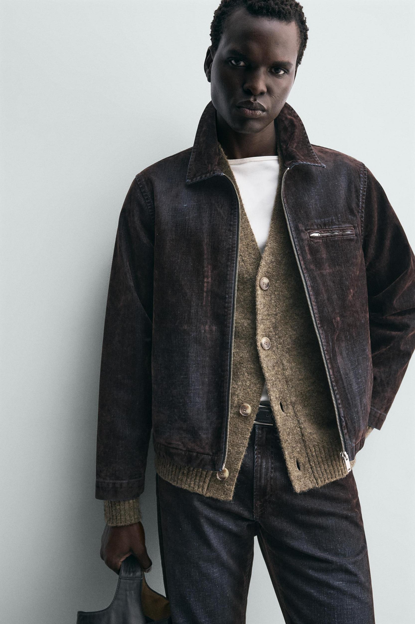 FLOCKED VELVET JACKET Product Image