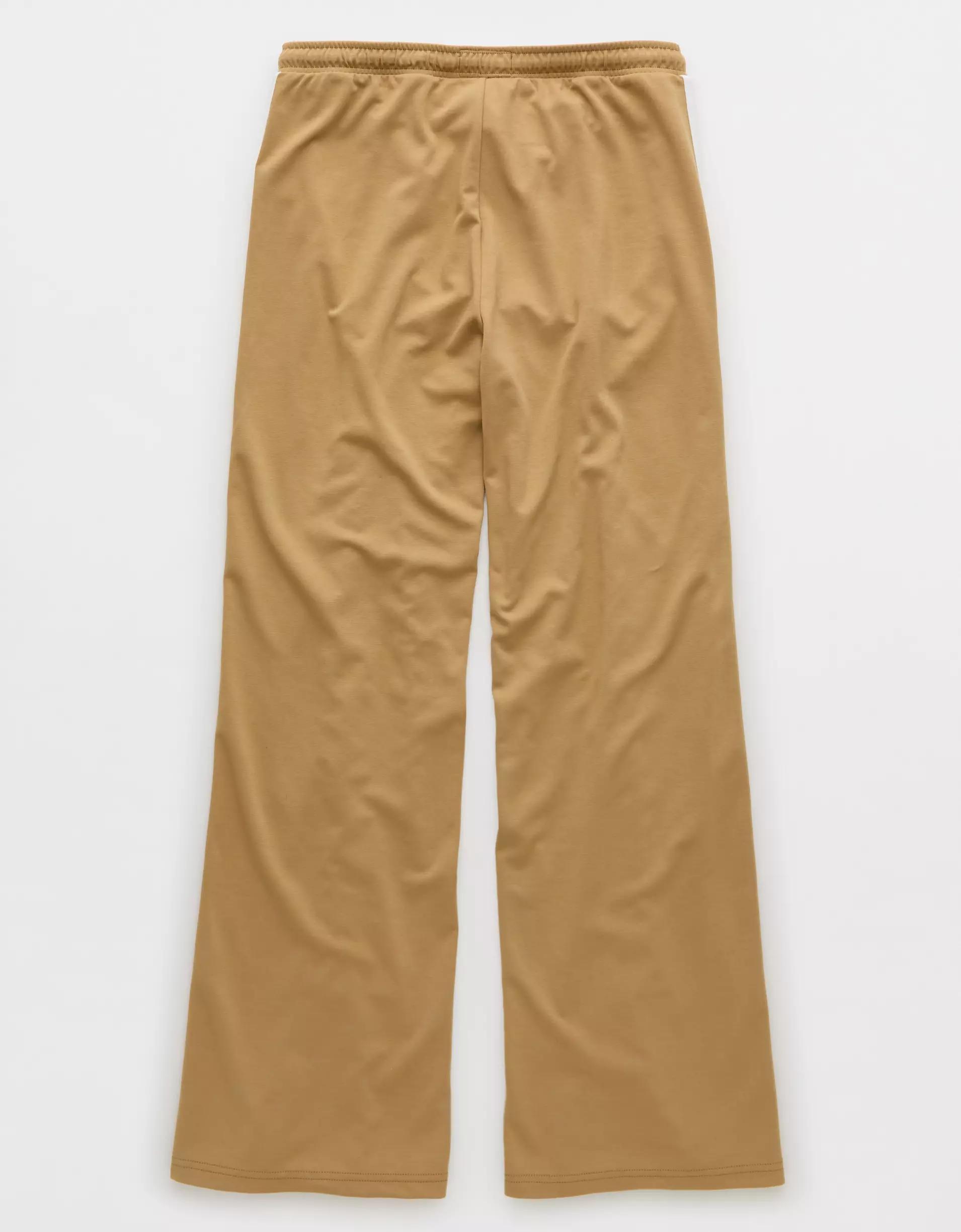 AE Stretch High-Waisted Wide-Leg Track Pant Product Image