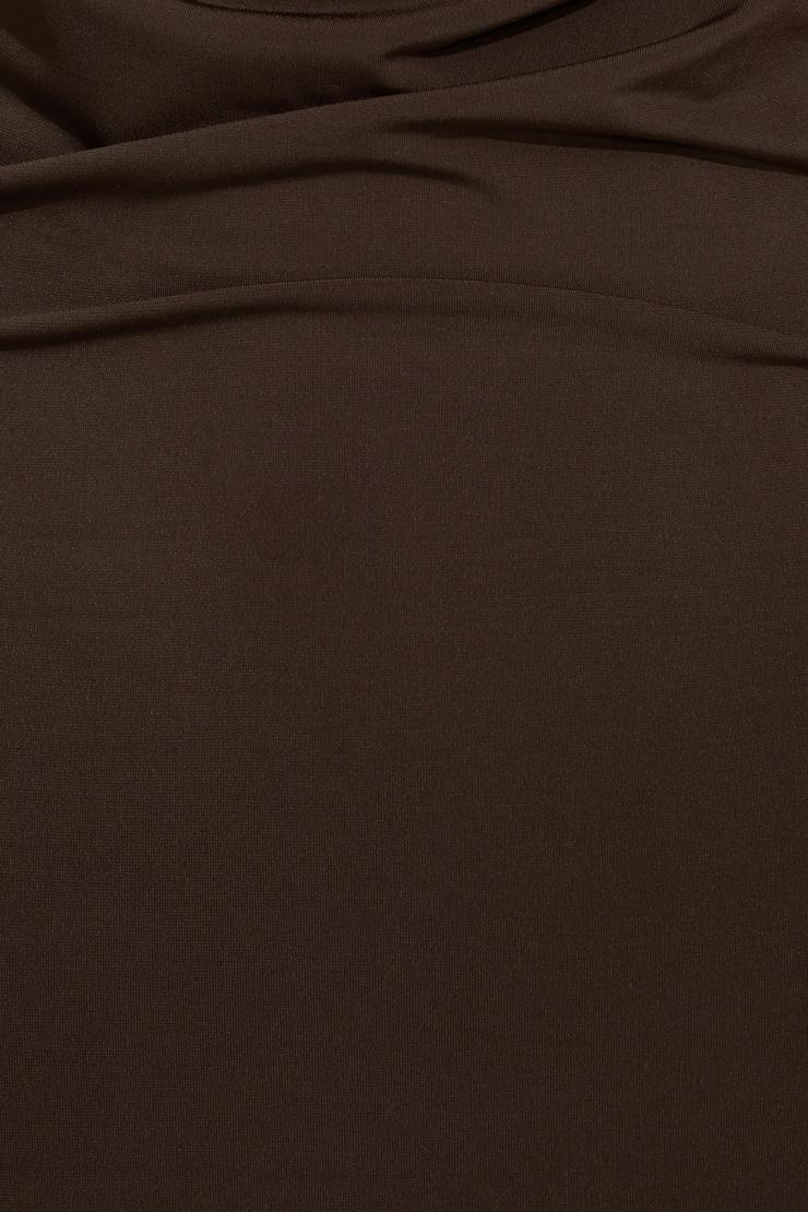 Deep Plunge Cowl Neck Mini Dress Product Image