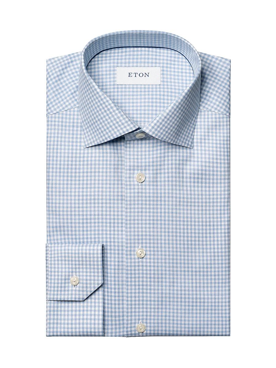Mens Contemporary-Fit Grid Check Shirt Product Image