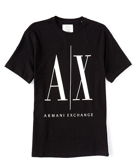 Armani Exchange Short Sleeve Large Icon Logo Graphic T-Shirt Product Image
